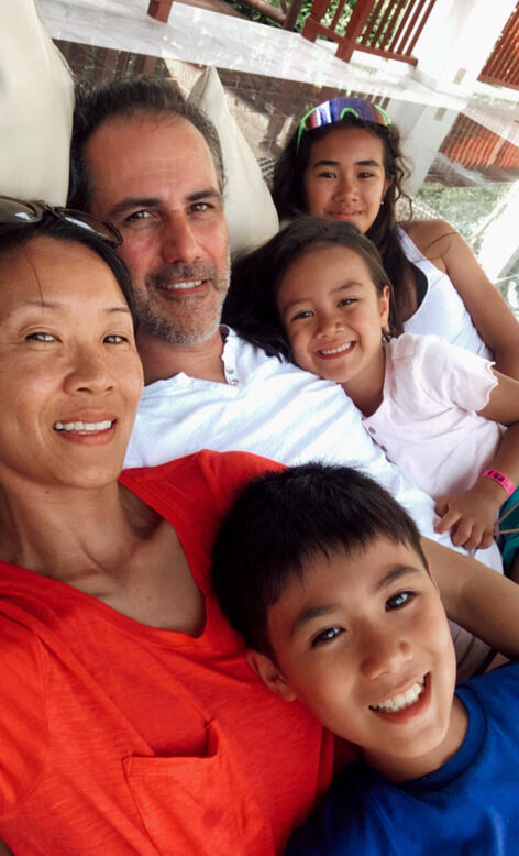 Helen Woo-Duncan and family